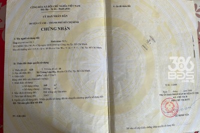 Bán đất mặt tiền Tỉnh Lộ 2, xã Trung Lập Hạ dt 169m2 ( 30m2 thổ ) giá 2,35 tỷ