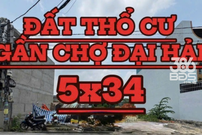 170m2 thổ cư xã Xuân Thới Thượng, Hóc Môn giá 5,2 tỷ