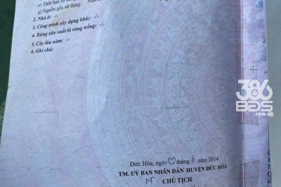 Nhà cấp 4 ấp 5 xã Đức Hòa Đông, Đức Hòa, dt 95m2 lửng 2pn 1wc giá 1,2 tỷ