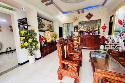 Nhà vườn đẹp xã Long Khê, Cần Đước dt tổng 1000m2 đất lúa có 3pn 2wc giá 3,8 tỷ