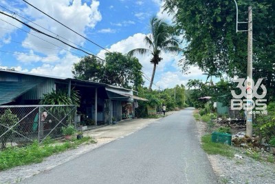 222m2 đất mặt tiền đường nhựa xã Phước Thạnh, Củ Chi có 100m2 thổ giá 1,68 tỷ