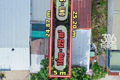 125m2 đất thổ mặt tiền đường Phạm Văn Cội , khu kinh doanh đa ngành nghề, gía 3,9 tỷ