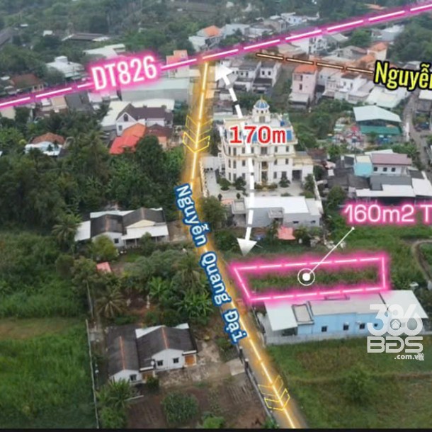 160m2 thổ cư mặt tiền Nguyễn Quang Đại, xã Mỹ Lệ giá 1,19 tỷ-3