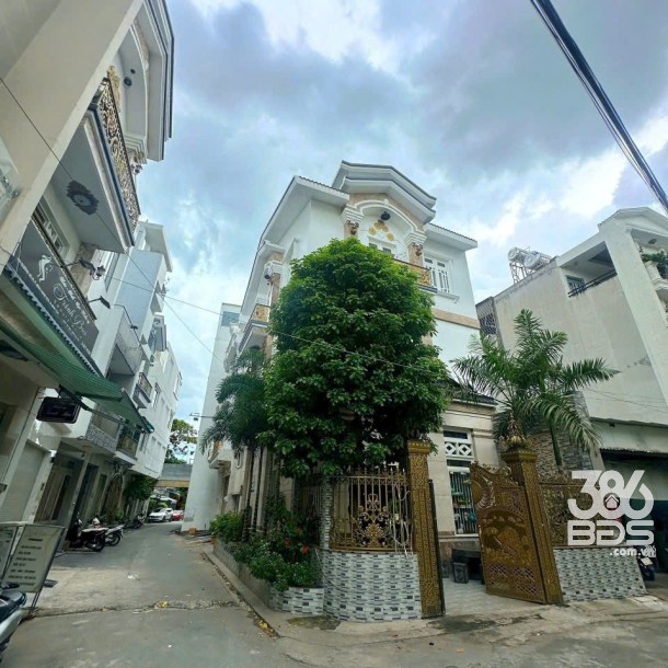 Biệt thự góc 2mt đường số 15, Bình Hưng Hòa dt 99,75m2 2 lầu 4pn 4wc giá 13,7 tỷ-1