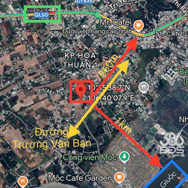 Nhà vườn thị trấn Cần Giuộc tổng dt 680m2 giá 7,5 tỷ-1