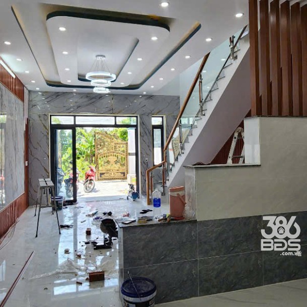 Nhà mt đường nhựa xã Mỹ Hạnh Nam, Đức Hòa dt 120m2 1 lầu 4pn 2wc giá 2,7 tỷ-12