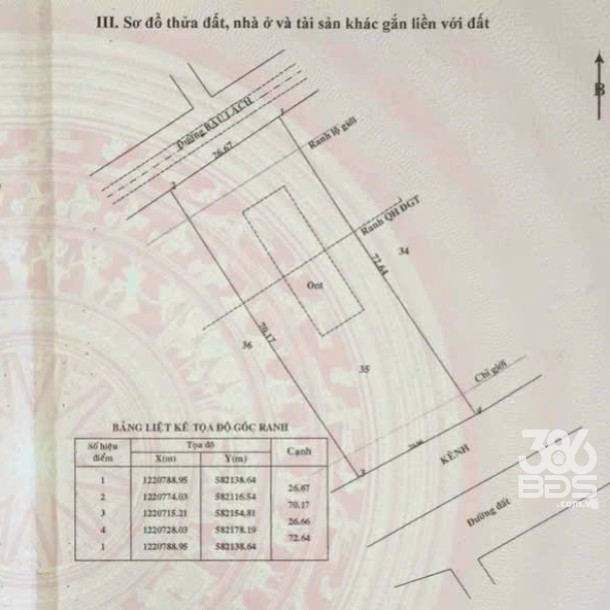 1900m2 đất mặt tiền đường Bàu Lách, xã Phạm Văn Cội giá 5,8 tỷ-2