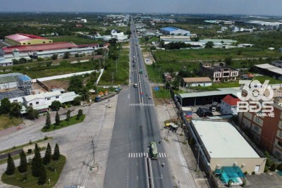 1180m2 thổ cư mặt tiền tỉnh lộ 824 xã Lương Bình, Bến Lức, Long An giá 14 tỷ