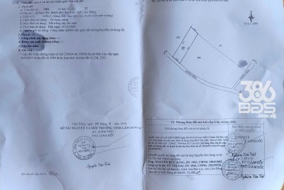 669m2 đất vườn ( bao gồm 250m2 thổ) xã Đạm Bri, tp Bảo Lộc giá 2,9 tỷ