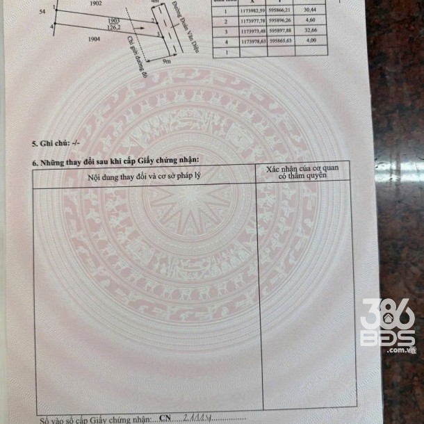 2 nền thổ cư mt đường Đoàn Văn Diệu, xã Mỹ Lộc dt 117m2 & 126m2 giá 1,25 tỷ /nền-2