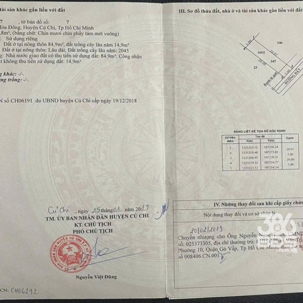 100m2 thổ cư mặt tiền đường nhựa xã Phú Hòa Đông, Củ Chi giá 1,2 tỷ-1