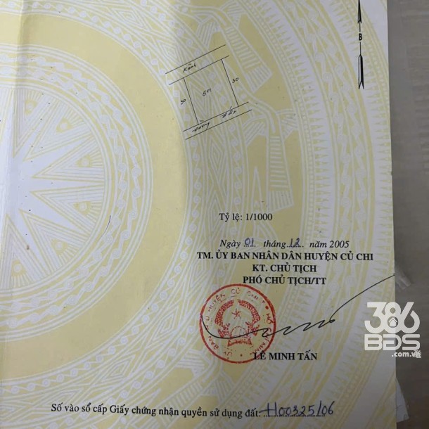 540m2 (có 300m2 thổ cư) đất đường nhựa 492, xã Phạm Văn Cội giá 4,8 tỷ-1