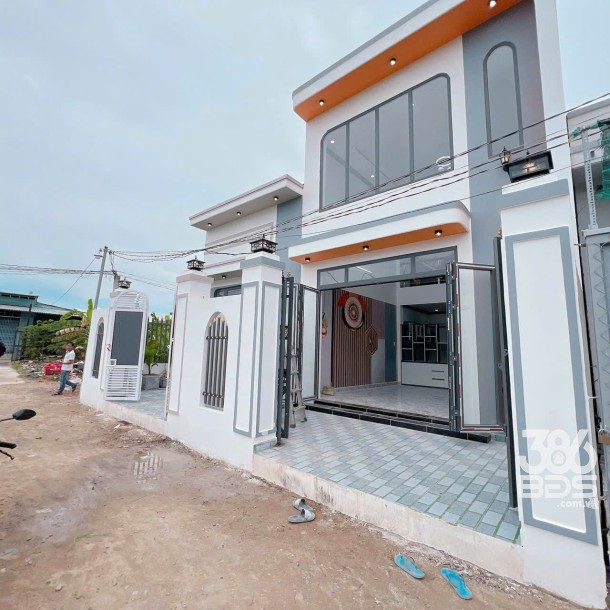 Nhà đẹp giá rẻ xã Mỹ Lộc, Cần Giuộc dt 90m2 3pn 2wc giá 1,55 tỷ-1