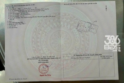 112m2 thổ cư xã Long Trạch , huyện Cần Đước giá 1,45 tỷ