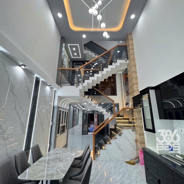 Nhà hẻm Bình Thành, Bình Hưng Hòa B dt 60m2 3 lầu 4pn 5wc giá 6,6 tỷ-6