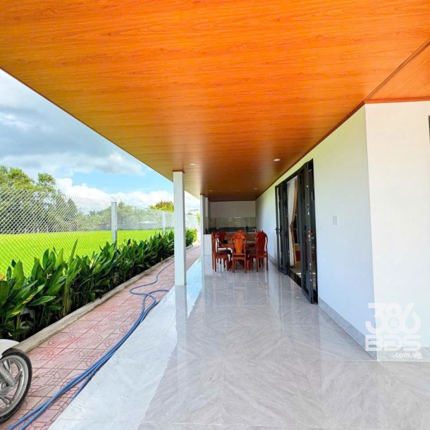 Nhà vườn đẹp xã Hòa Khánh Tây , Đức Hòa tổng dt 675m2 ( 100m2 thổ) 3pn 2wc giá 4,5 tỷ-6