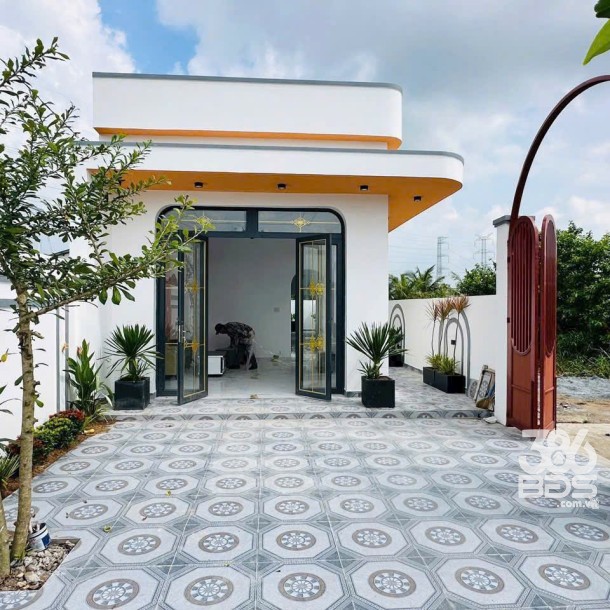 Nhà sân rộng xã Mỹ Lộc , Cần Giuộc dt 198m2 3pn 2wc giá 1,9 tỷ-4