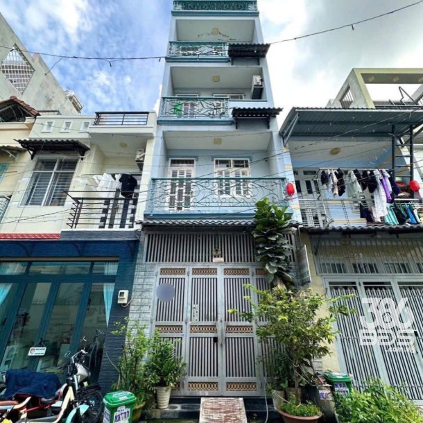 Nhà hẻm Liên Khu 4-5, dt 40,8m2 3 lầu 4pn 4wc , sân thượng hẻm rộng giá 4,8 tỷ ( hướng Nam)-1