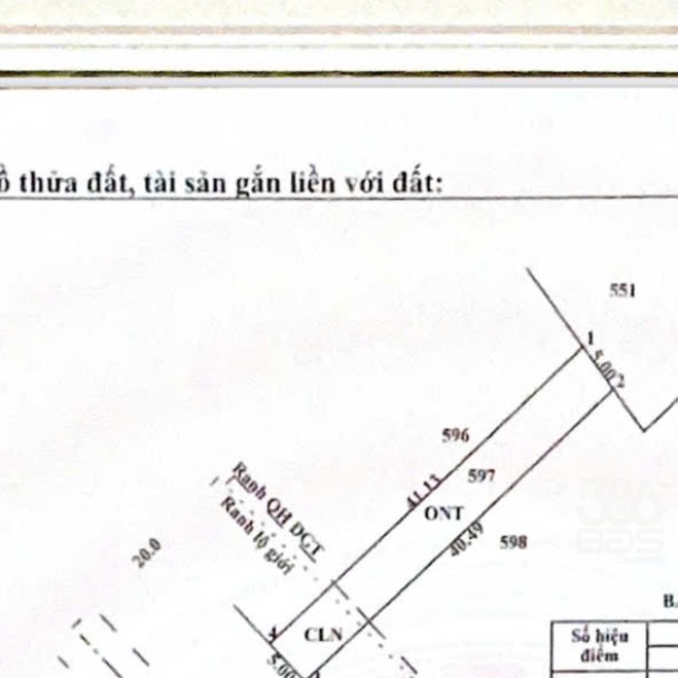 3 lô thổ cư mặt tiền Tỉnh lộ 15, xã An Nhơn Tây dt 205m2 giá 2,5 tỷ / lô-4