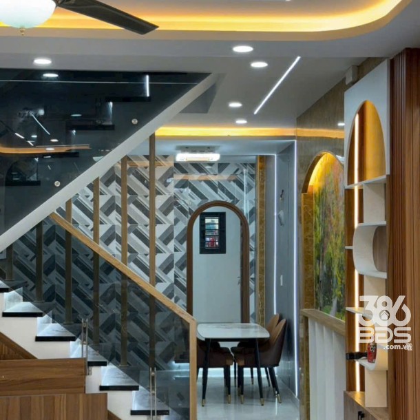 Nhà hẻm Bình Long, Phú Thọ Hòa phong cách luxury dt 64m2 1 lầu 3pn 3wc giá 6,98 tỷ-3