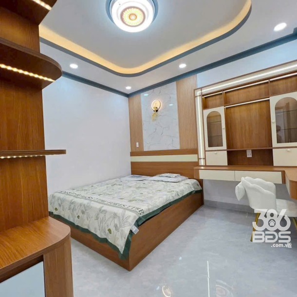 Biệt thự 2 mặt tiền thoáng mát xã Mỹ Lộc, Cần Giuộc tdt 283m2 full thổ giá 3,98 tỷ-4