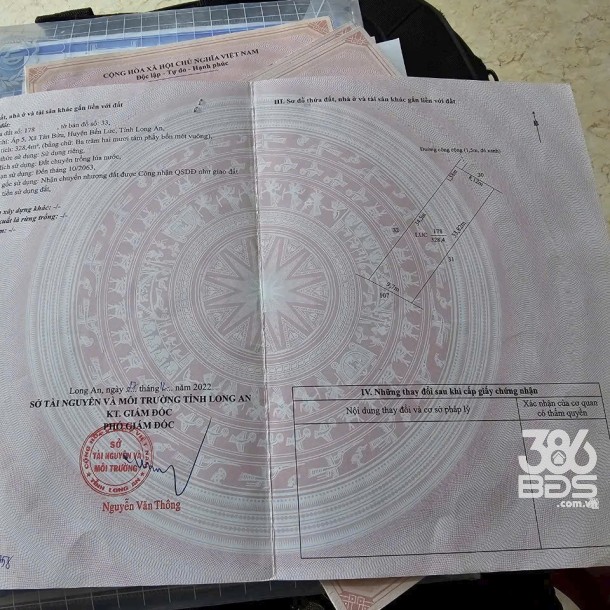 Bán nhà cấp 4 ,tổng dt 328m2 ( đất lúa ) xã Tân Bửu, Bến Lức  giá 1,2 tỷ-4