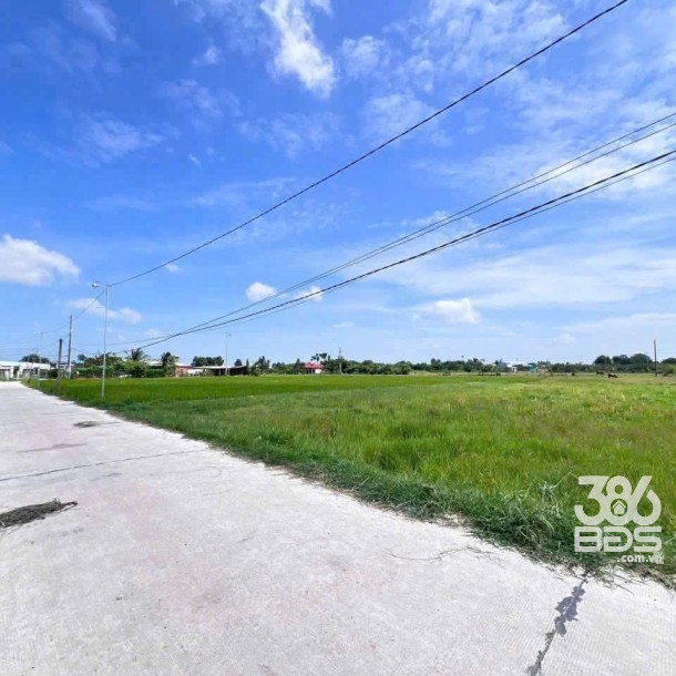 Bán đất thổ cư 2 mt đan , kênh xã Đức Hòa Thượng dt 352m2 giá 1,28 tỷ-1