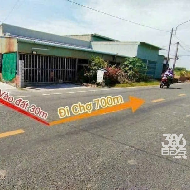 Bán đất thổ cư đường beton 3m thông , xã Đức Tân, Tân Trụ dt 311m2 giá 1,2 tỷ-1