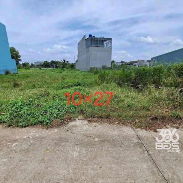 Bán đất thổ cư xã Long Cang, Cần Đước dt 262m2 , đường đan 3,5m giá 1,35 tỷ-1