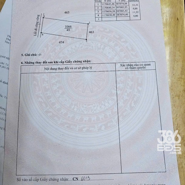 Bán đất hẻm xe máy xã Phước Vân , Cần Đước dt 172m2 ( có 45m2 thổ) giá 690 triệu-2