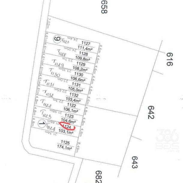 9 lô thổ cư xã Mỹ Lộc, Cần Giuộc dt 103->112m2 giá 1 tỷ /1 lô-6
