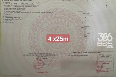 Bán 2 nền thổ cư mt đường số 8 , KDC 135 , thị trấn Bến Lức dt 100m2 giá 2,3 tỷ , 144m2 giá 2,9 tỷ