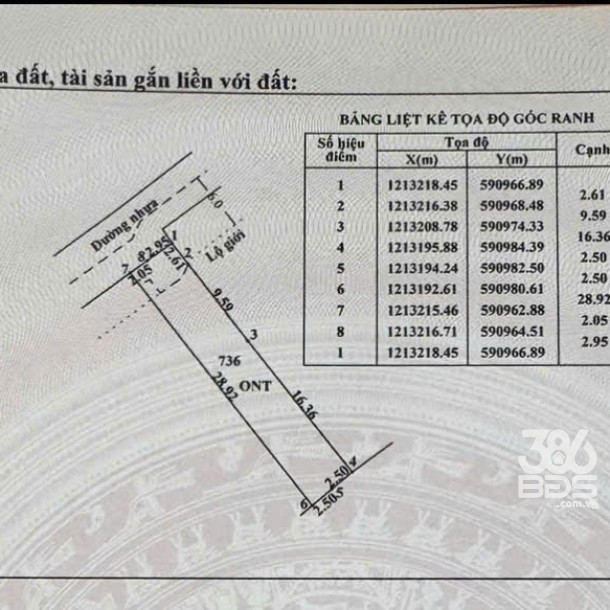 Bán 3 nền thổ cư xã Tân Thạnh Đông , Củ Chi dt 140m2 giá 2,6 tỷ-1