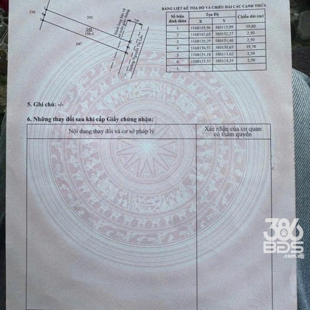 Bán 2 lô thổ cư mt đường Nguyễn Thị Lầu, xã Quê Mỹ Thạnh, Tân Trụ dt 199m2 giá 950 triệu 1 lô-1