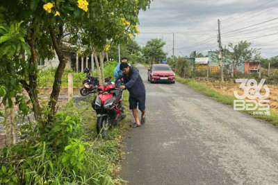 BÁn đất thổ cư mt đường Nhựt Chánh - Mỹ Bình , xã Nhựt Chánh dt 150m2 giá 1,65 tỷ