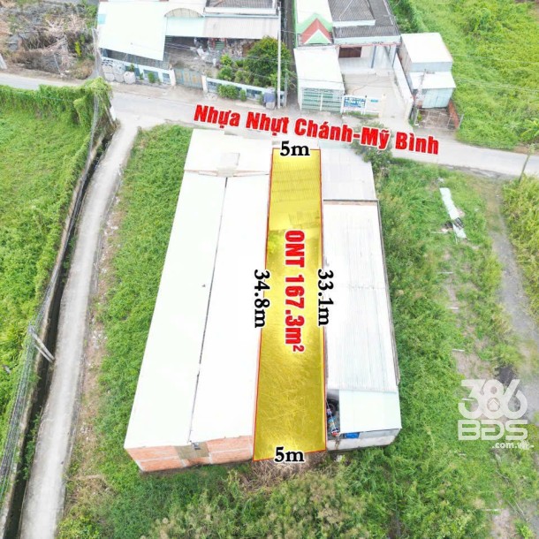 Bán nền thổ cư ấp 1, Nhựt Chánh , Bến Lức dt 167m2 giá 1,99 tỷ-6