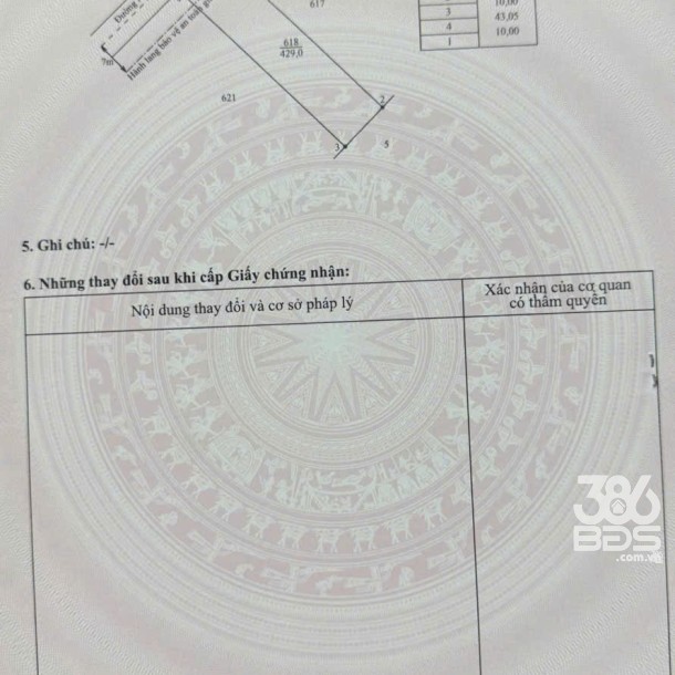 Bán 4 lô thổ cư liền kề mt đường Nguyễn Thị Điểm , xã Tân Bình ,Tân Trụ dt 215m2 giá 1 tỷ 1 lô-1
