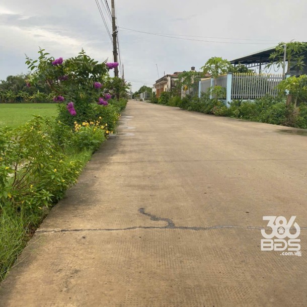 Bán 4 lô thổ cư liền kề mt đường Nguyễn Thị Điểm , xã Tân Bình ,Tân Trụ dt 215m2 giá 1 tỷ 1 lô-2