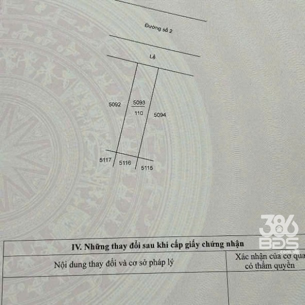 Bán nền đường số 2, KDC Hoàng Long , thị trấn Bến Lức dt 110m2 giá 2,3 tỷ-3