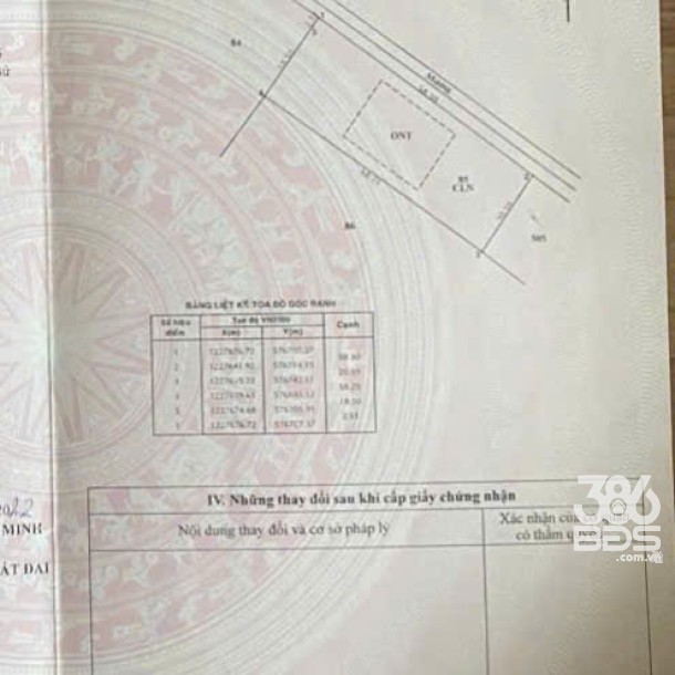 Bán đất xã Phú Mỹ Hưng , huyện Củ Chi tổng dt 1200m2 ( 300m2 thổ cư ) giá 2,5 tỷ-1